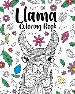 Libro da colorare di lama - Llama Coloring Book