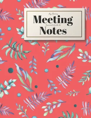 Guida di sopravvivenza e appunti per le riunioni noiose: Quaderno per riunioni e puzzle 8,5x11 - My Boring Meeting Survival Guide and Notes: 8.5x11 Meeting Notebook and Puzzle Book