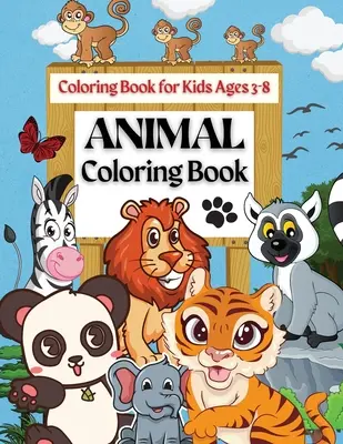 Libro da colorare sugli animali per bambini dai 3 agli 8 anni: pagine da colorare di lettere di animali dalla A alla Z per bambini e bambine, bambini piccoli, scuola materna e asilo. - Animal Coloring Book Coloring Book for Kids Ages 3-8: Coloring Pages of Animal Letters A to Z for Boys & Girls, Little Kids, Preschool, Kindergarten a