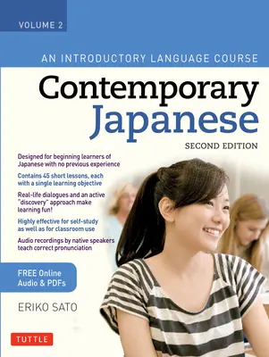 Libro di testo di giapponese contemporaneo Volume 2: Un corso introduttivo di lingua (include audio online) - Contemporary Japanese Textbook Volume 2: An Introductory Language Course (Includes Online Audio)