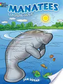 Libro da colorare sui lamantini - Manatees Coloring Book