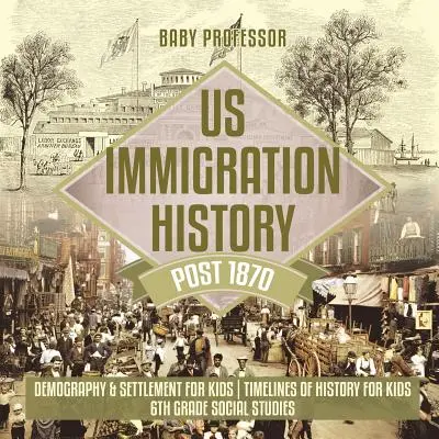 Storia dell'immigrazione negli Stati Uniti dopo il 1870 - Demografia e insediamenti per bambini - Linee del tempo della storia per bambini - Studi sociali di prima media - US Immigration History Post 1870 - Demography & Settlement for Kids - Timelines of History for Kids - 6th Grade Social Studies