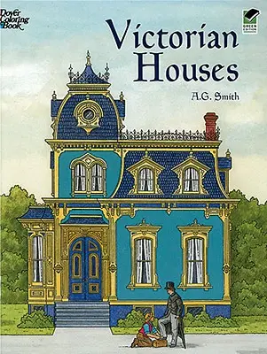 Libro da colorare sulle case vittoriane - Victorian Houses Coloring Book