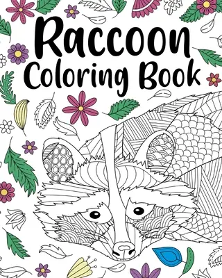 Libro da colorare sui procioni - Raccoon Coloring Book