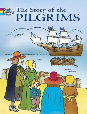 Libro da colorare sulla storia dei pellegrini - The Story of the Pilgrims Coloring Book