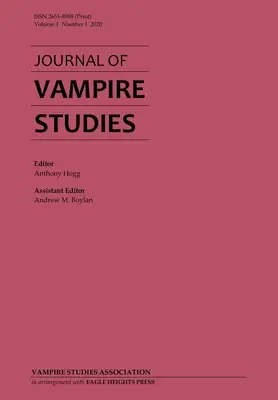 Giornale degli studi sui vampiri: Vol. 1, No. 1 (2020) - Journal of Vampire Studies: Vol. 1, No. 1 (2020)