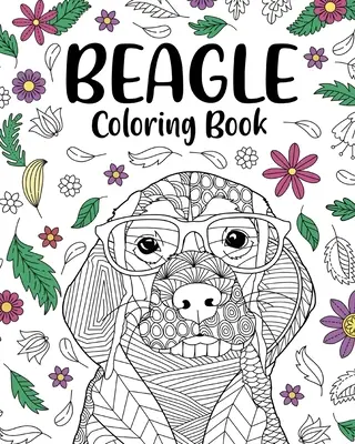Libro da colorare sul beagle - Beagle Coloring Book