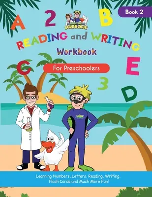 Libro di esercizi di lettura e scrittura per bambini in età prescolare - Reading and Writing Workbook for Preschoolers -