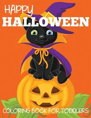 Libro da colorare di Halloween per bambini - Happy Halloween Coloring Book for Toddlers