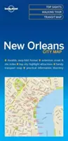 Mappa della città di New Orleans Lonely Planet 1 - Lonely Planet New Orleans City Map 1
