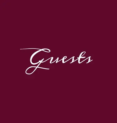 Ospiti Vino Borgogna Libro degli Ospiti Copertina Rigida Vuota Senza Linee 64 Pagine Libro dei Ricordi Registro dei Visitatori Commenti Matrimonio Compleanno Anniversario - Guests Wine Burgundy Hardcover Guest Book Blank No Lines 64 Pages Keepsake Memory Book Sign In Registry for Visitors Comments Wedding Birthday Anniver