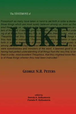 La testimonianza di Luca: Appunti di studio biblico del 1907 sul Vangelo di Luca - The Testimony of Luke: 1907 Biblical study notes on the Gospel of Luke
