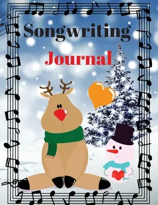 Diario per la scrittura di canzoni: Carta manoscritta di composizione musicale per piccoli musicisti e amanti della musica - Carta per la scrittura di note e testi - - Songwriting Journal: Cute Music Composition Manuscript Paper for Little Musicians and Music Lovers - Note and Lyrics writing Staff Paper -