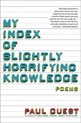 Il mio indice di conoscenze leggermente orripilanti - My Index of Slightly Horrifying Knowledge