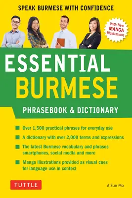 Frasario e dizionario essenziale di birmano: Parlare il birmano con sicurezza - Essential Burmese Phrasebook & Dictionary: Speak Burmese with Confidence
