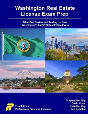 Preparazione all'esame per la licenza immobiliare di Washington: Revisione e test all-in-one per superare l'esame immobiliare AMP/PSI di Washington - Washington Real Estate License Exam Prep: All-in-One Review and Testing to Pass Washington's AMP/PSI Real Estate Exam