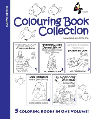 Raccolta di libri da colorare Ojibwe - Ojibwe Colouring Book Collection