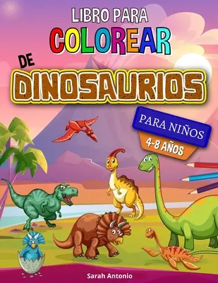 Libro per colorare i dinosauri: Libro per colorare i dinosauri, un divertente libro da colorare per bambini e ragazzi per rilassarsi e migliorare l'ambiente. - Libro para colorear de dinosaurios: Libro para colorear de dinosaurios, divertido libro para colorear para nios y nias para relajarse y aliviar el e