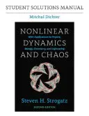 Manuale di soluzioni per studenti di Dinamica non lineare e caos, 2a edizione - Student Solutions Manual for Nonlinear Dynamics and Chaos, 2nd Edition