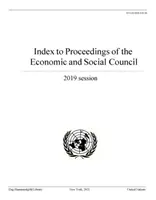 Indice degli Atti del Consiglio economico e sociale 201 9 - Index to Proceedings of the Economic and Social Council 201 9