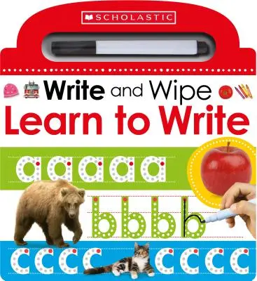Impara a scrivere: Scholastic Early Learners (Scrivi e pulisci) - Learn to Write: Scholastic Early Learners (Write and Wipe)