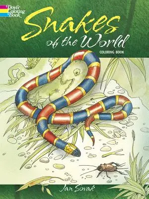 Libro da colorare sui serpenti del mondo - Snakes of the World Coloring Book