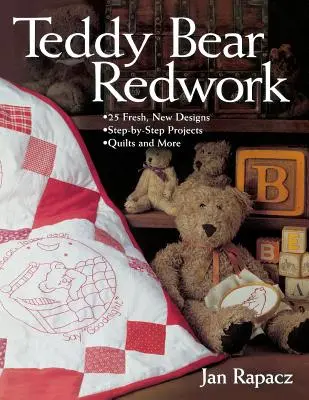 Orsacchiotto rosso - Teddy Bear Redwork
