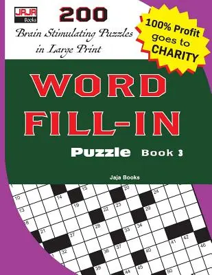 Libro puzzle di parole da riempire 3 - WORD FILL-IN Puzzle Book 3