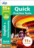 Letts 11+ Success - 11+ Verbal Reasoning Quick Practice Tests: Per i test Cem: Età 10-11 - Letts 11+ Success - 11+ Verbal Reasoning Quick Practice Tests: For the Cem Tests: Age 10-11