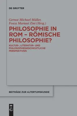 Filosofia in Rom - Filosofia in Rom? - Philosophie in Rom - Rmische Philosophie?