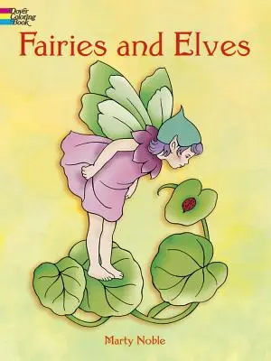 Libro da colorare di fate ed elfi - Fairies and Elves Coloring Book