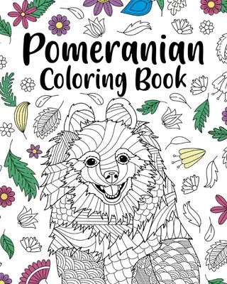Libro da colorare Pomerania - Pomeranian Coloring Book