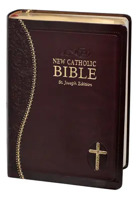 Nuova Bibbia Cattolica Stampa Media Dura Lux (Borgogna) - New Catholic Bible Medium Print Dura Lux (Burgundy)