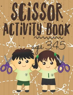Libro di attività sulle forbici: Abilità con le forbici per bambini in età prescolare e materna dai 3 ai 4,5 anni, quaderno di lavoro con 100 pagine da tagliare e incollare. - Scissor Activity Book: Scissor skills for preschoolers to kindergarteners ages 3.4.5, cut and glue workbook with 100 pages.
