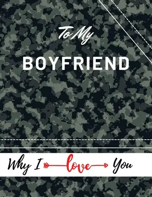 Al mio ragazzo perché ti amo: Taccuino di San Valentino Regalo Messaggi d'Amore Diario Note d'Amore Latteria (8,5 x 11) 100 Pagine Taccuino Griglia Vuoto - To My Boyfriend Why I Iove You: Valentine's Day Notebook Gift Love Messages Journal Love Notes Dairy (8,5 x 11 ) 100 Pages Blank Grid Notebook