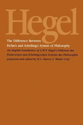 Differenza tra il sistema filosofico di Fichte e quello di Schelling - Difference Between Fichte's and Schelling's System of Philosophy
