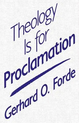 La teologia è per la proclamazione - Theology Is for Proclamation