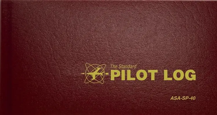 Il Registro di Pilotaggio Standard (Borgogna): Asa-Sp-40 - The Standard Pilot Log (Burgundy): Asa-Sp-40