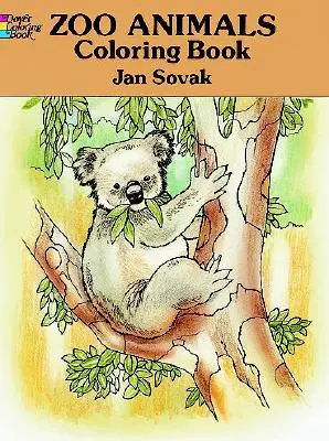 Libro da colorare sugli animali dello zoo - Zoo Animals Coloring Book