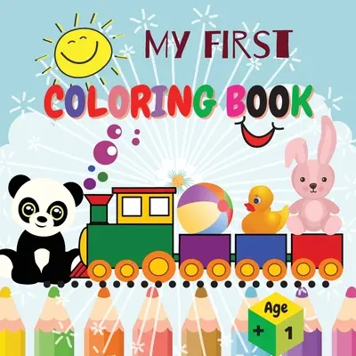 Il mio primo libro da colorare: Il mio primo libro da colorare: un fantastico libro per bambini con 40 immagini carine e semplici per imparare il vocabolario e le abilità di colorazione per bambini e ragazzi. - My first Coloring Book: Amazing Children's Book with Cute & Simple 40 Pictures to Learn vocabulary and Coloring Skills For Toddlers & Kids Ear