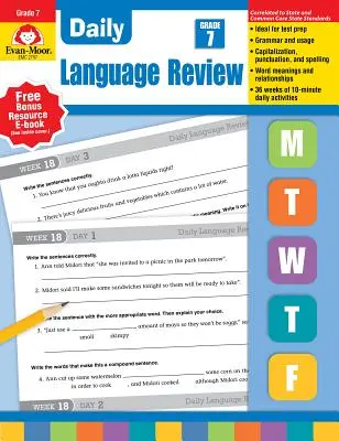 Ripasso quotidiano della lingua, Grade 7 Te - Daily Language Review, Grade 7 Te
