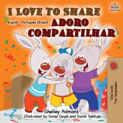 Amo condividere (Libro bilingue inglese-portoghese-brasiliano) - I Love to Share (English Portuguese Bilingual Book -Brazilian)