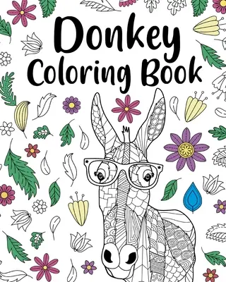 Libro da colorare sull'asino - Donkey Coloring Book