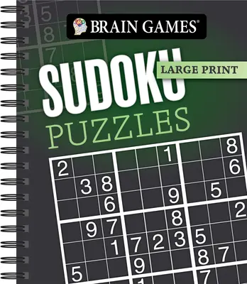 Giochi per il cervello - Stampa grande: Sudoku (grigio scuro) - Brain Games - Large Print: Sudoku Puzzles (Dark Gray)