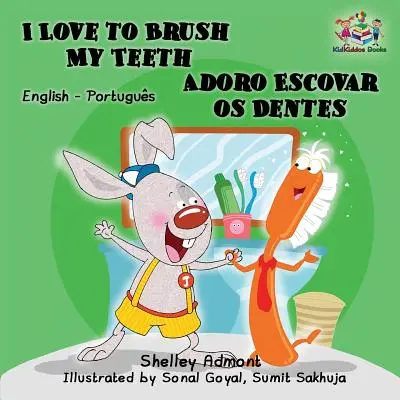 Amo lavarmi i denti (Libro bilingue inglese-portoghese - brasiliano) - I Love to Brush My Teeth (English Portuguese Bilingual Book - Brazilian)