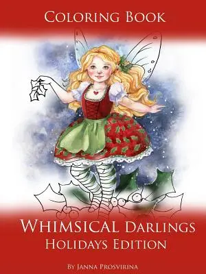 Libro da colorare “I tesori della fantasia”, edizione per le vacanze - Coloring Book Whimsical Darlings Holidays Edition