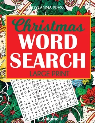 Puzzle di Natale per la ricerca delle parole, stampa grande - Christmas Word Search Puzzles, Large Print