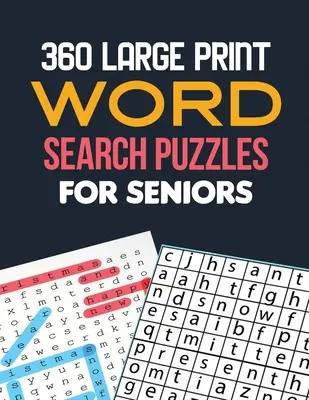 360 puzzle a stampa grande per anziani: Allenamenti cerebrali di ricerca di parole, ricerche di parole per sfidare il tuo cervello, libro di giochi Brian per gli anziani in questo libro. - 360 Large Print Word Search Puzzles for Seniors: Word Search Brain Workouts, Word Searches to Challenge Your Brain, Brian Game Book for Seniors in Thi