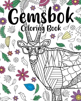 Libro da colorare di Gemsbok - Gemsbok Coloring Book