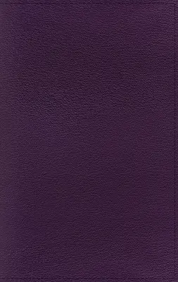 Nrsv, Bibbia personale a stampa grande con apocrifi, pelle di capra premium, viola, collezione Premier, bordi delle pagine stampati, stampa comfort - Nrsv, Personal Size Large Print Bible with Apocrypha, Premium Goatskin Leather, Purple, Premier Collection, Printed Page Edges, Comfort Print